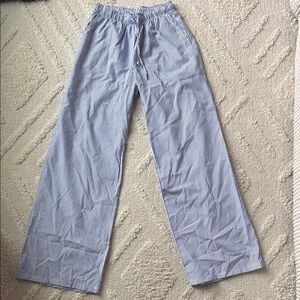 Blue Striped Women’s Subdued Pants